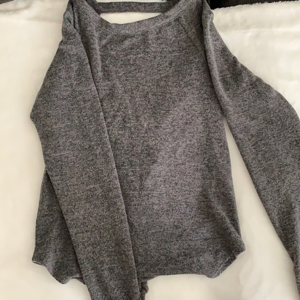Open back long sleeve.